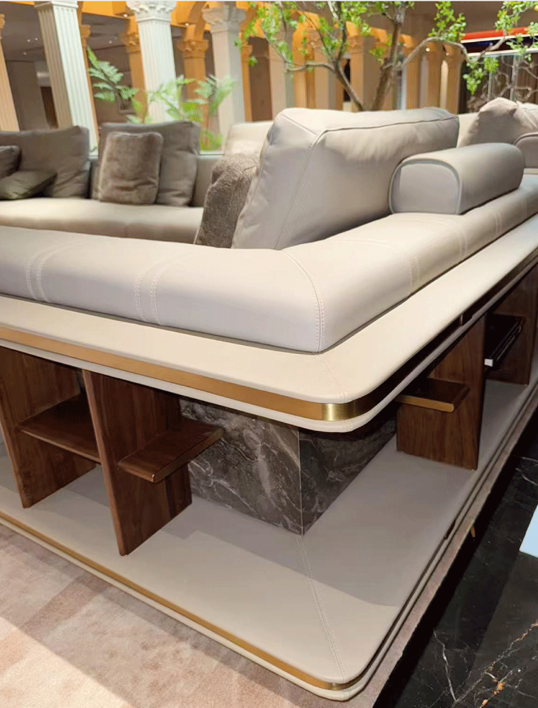 V05 Marble Console Sectional Sofa