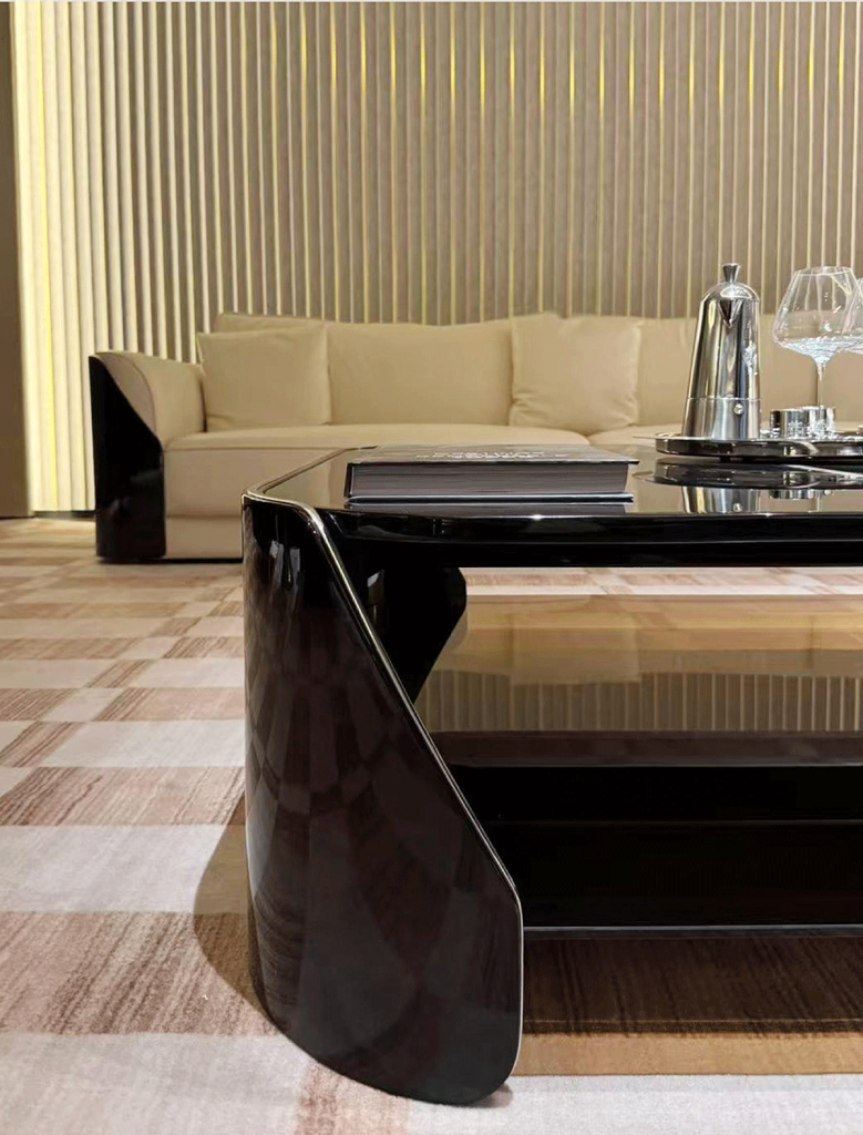 V17 Sahara Noir Saddle Coffee Table