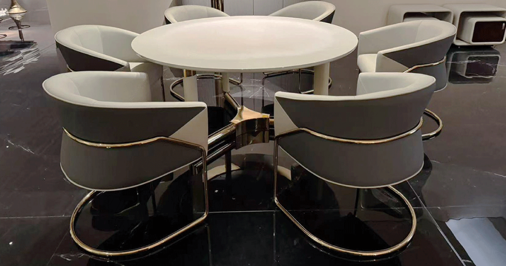 V45 Two-Tone Grey Cantilever Chair