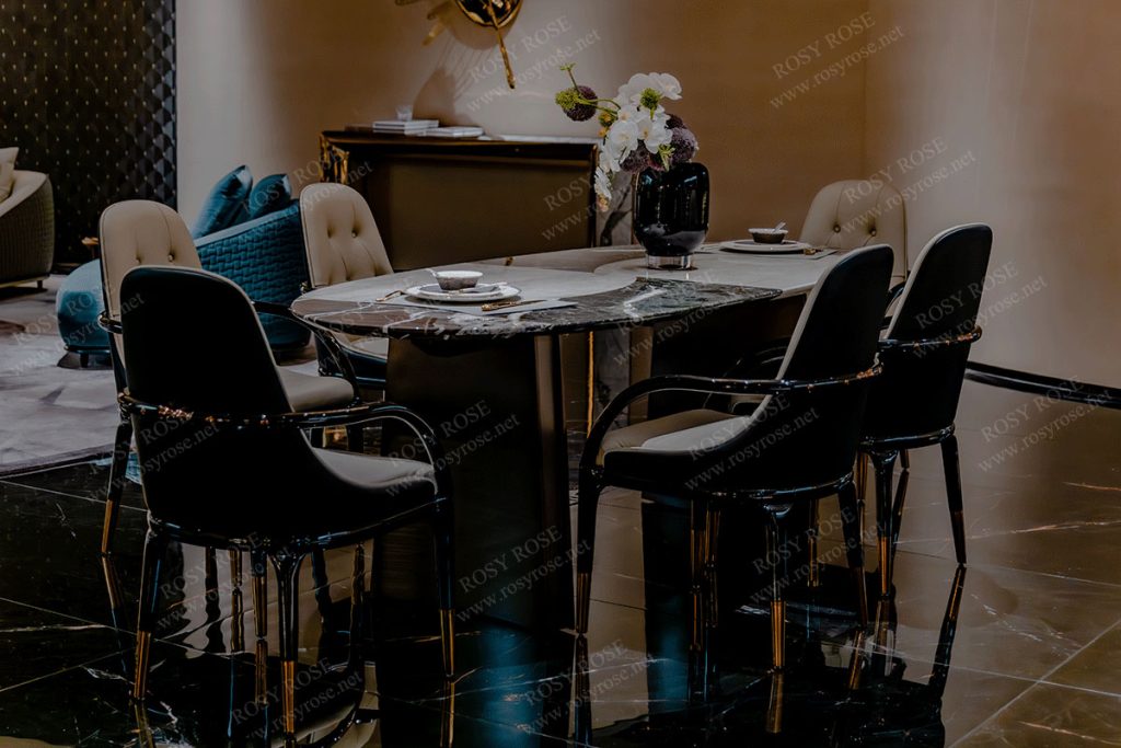 Banchetto Regal Marble Dining Collection