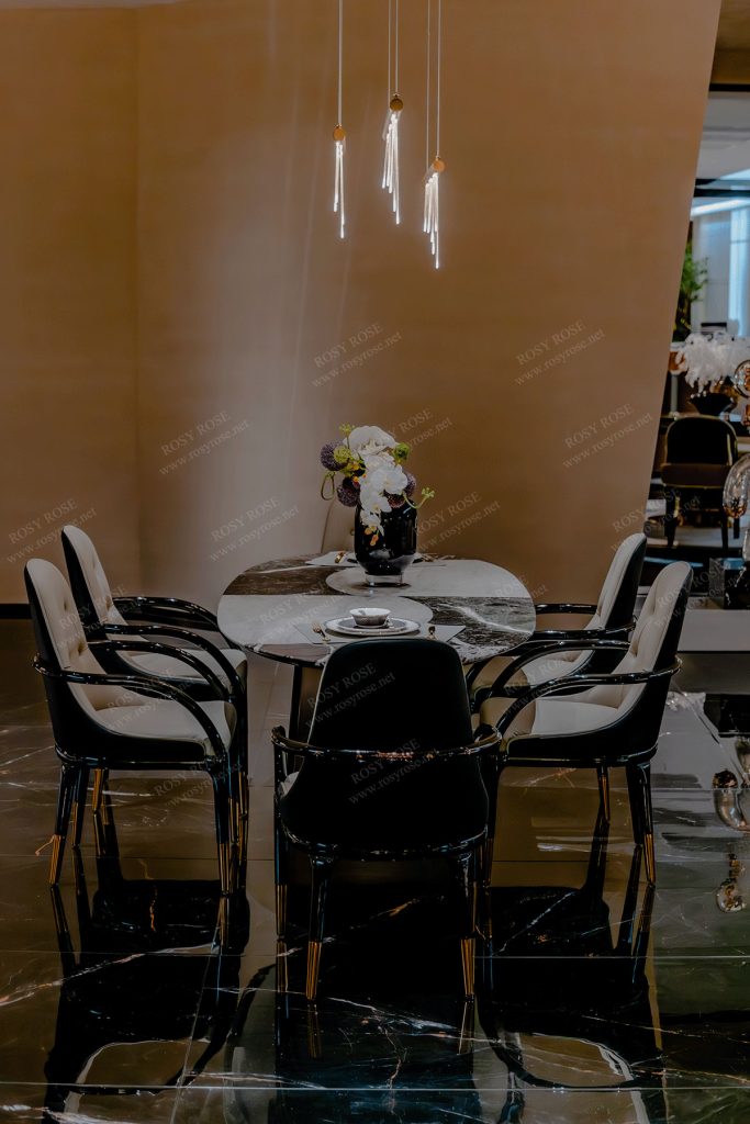 Banchetto Regal Marble Dining Collection