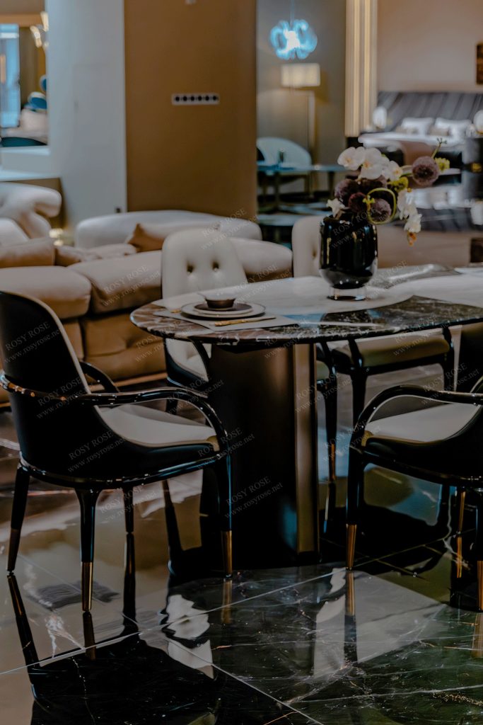 Banchetto Regal Marble Dining Collection