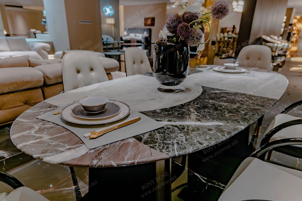 Banchetto Regal Marble Dining Collection