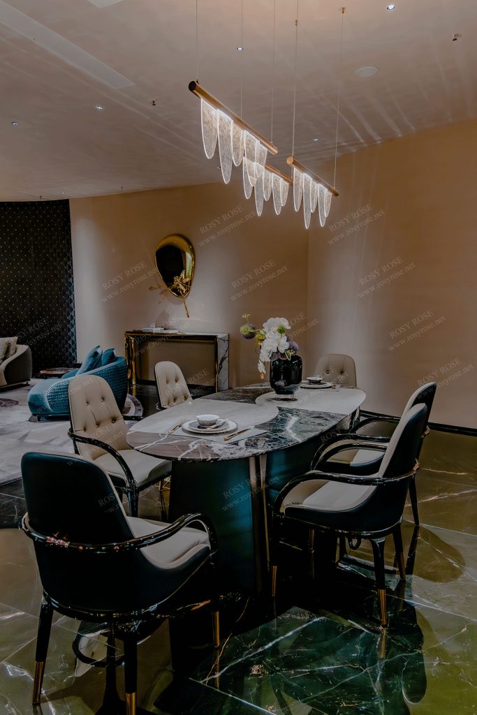 Banchetto Regal Marble Dining Collection