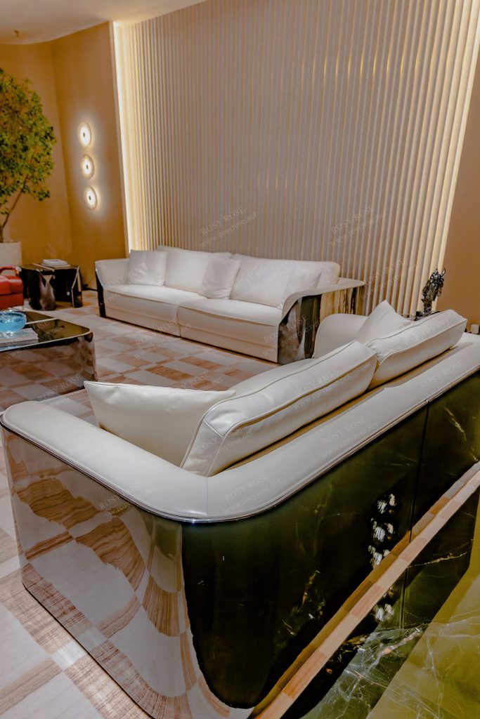 Alba Palatial Sculptural Living Suite
