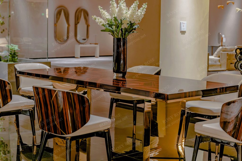 Milano Royal Marquetry Dining Suite
