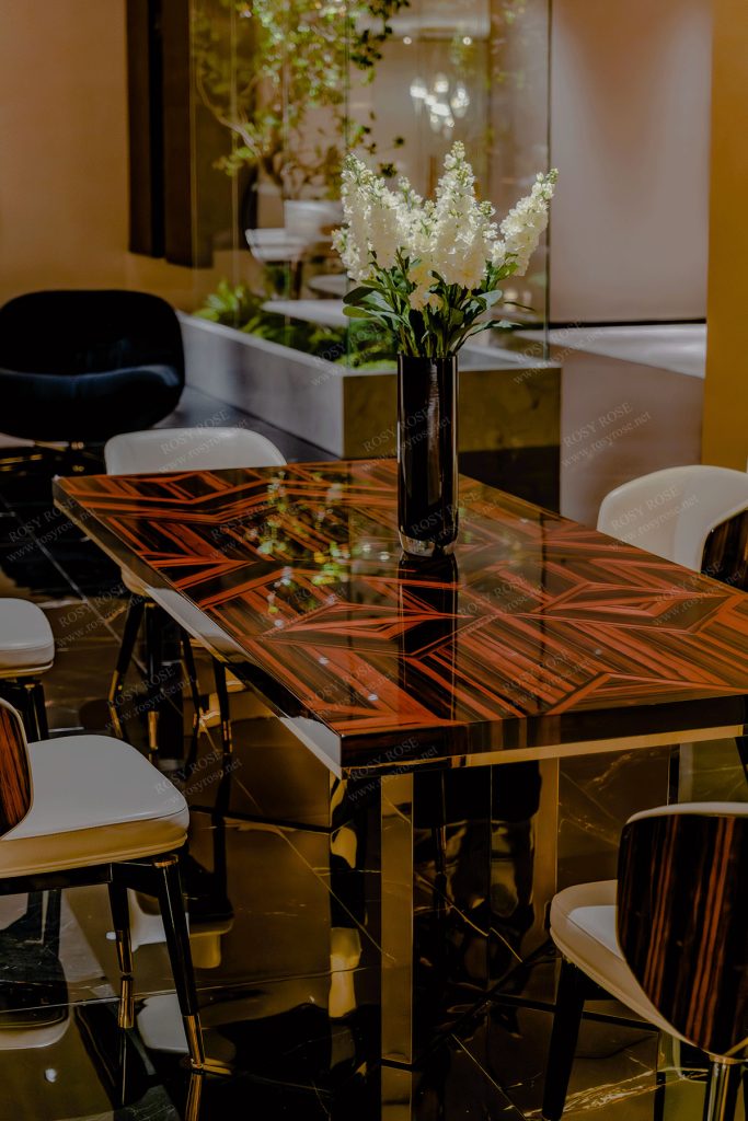 Milano Royal Marquetry Dining Suite