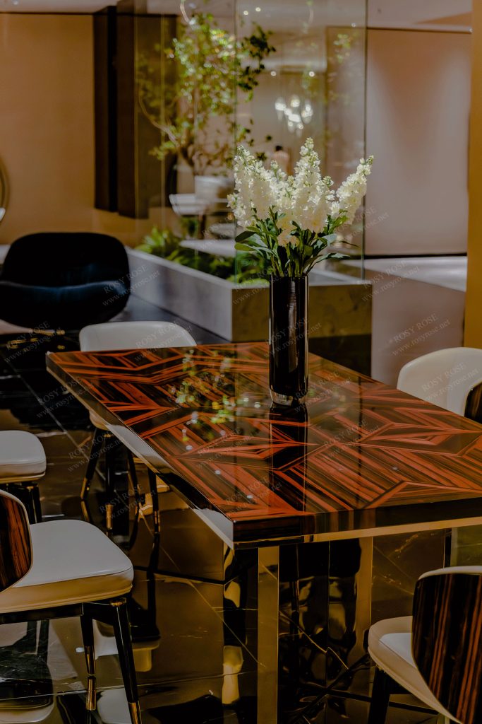Milano Royal Marquetry Dining Suite