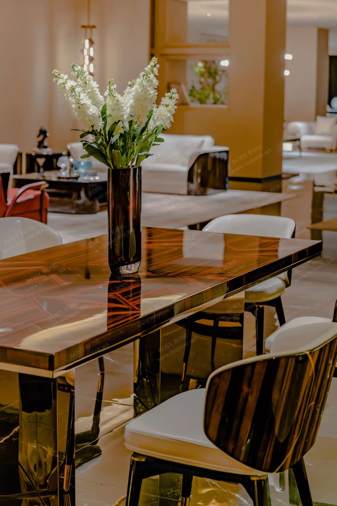 Milano Royal Marquetry Dining Suite