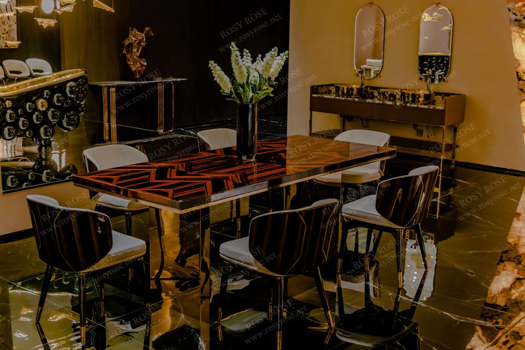 Milano Royal Marquetry Dining Suite