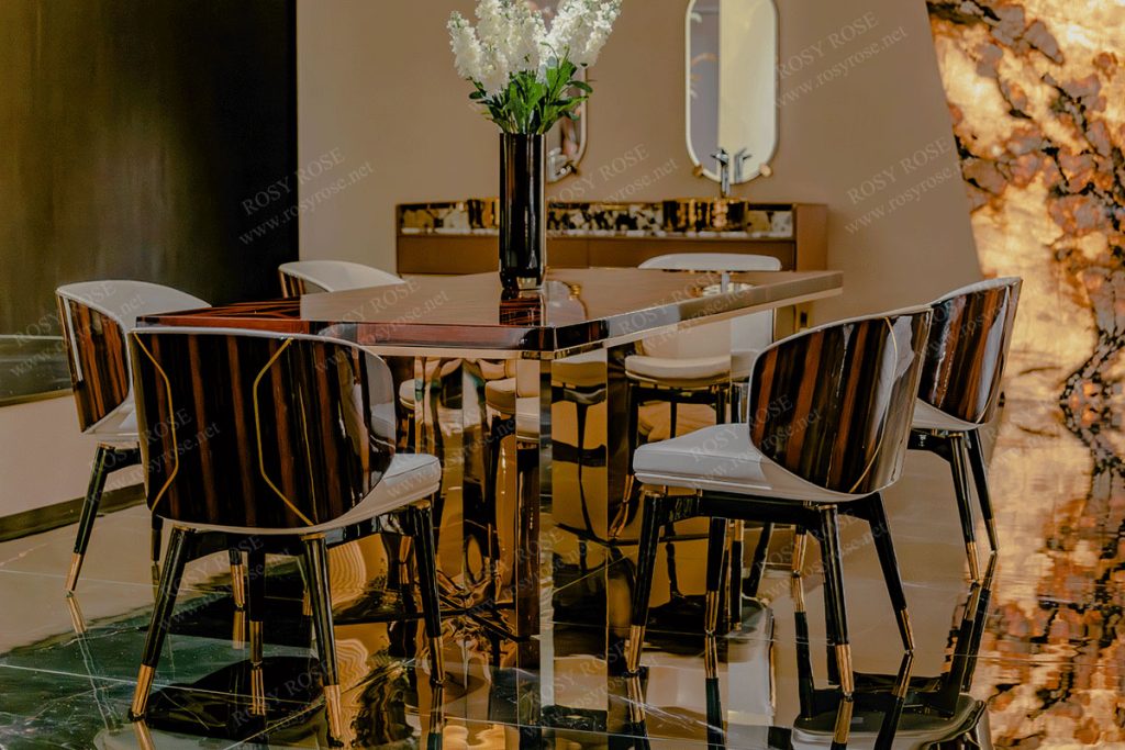 Milano Royal Marquetry Dining Suite