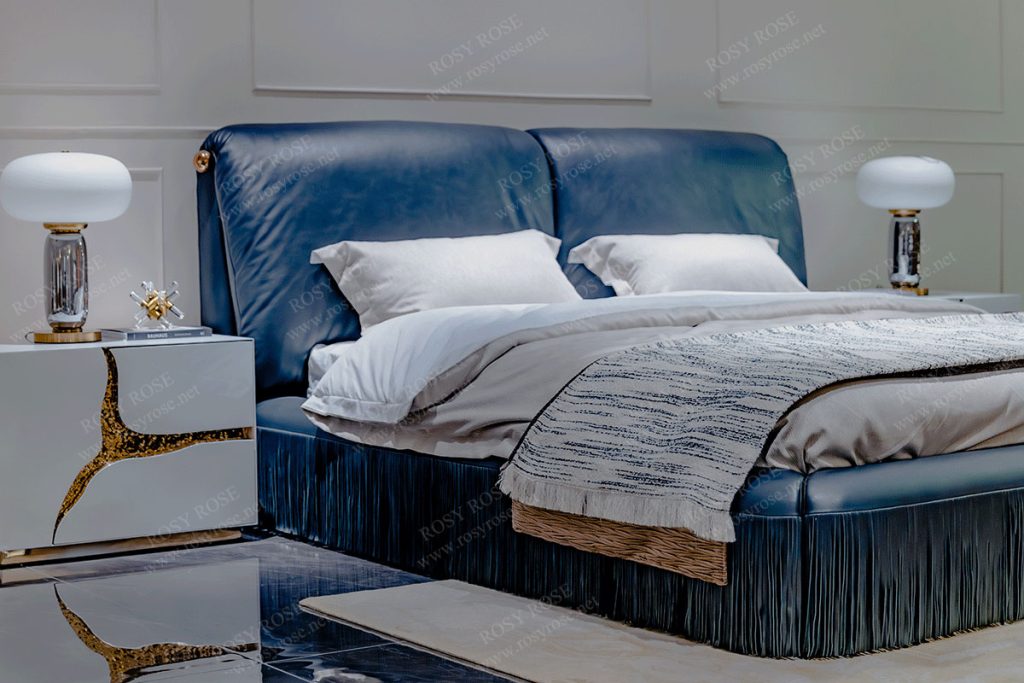 Azzurro Sovereign Leather Bedroom Suite