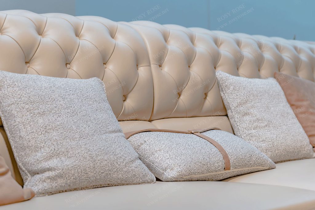 Elyse Opulent Tufted Marble Lounge Suite