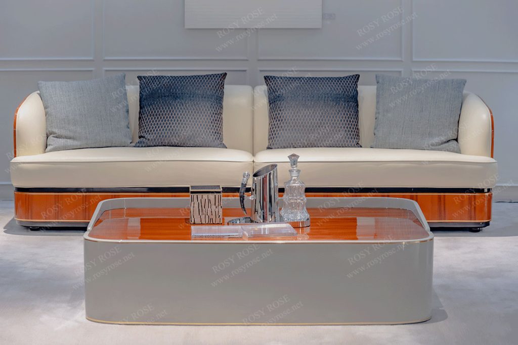 Belvedere Sovereign Sculpted-Walnut Living Collection