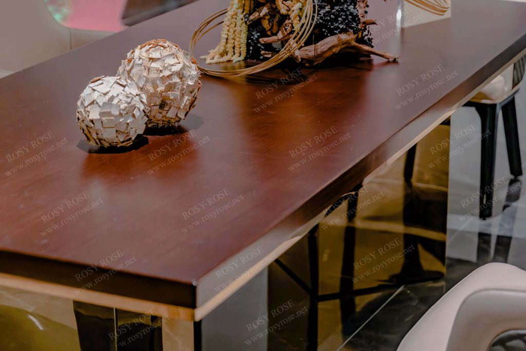 Verdura Palatial Burl & Gold Dining Collection