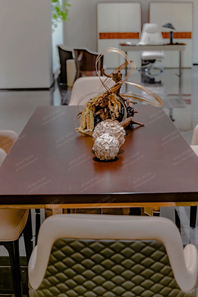 Verdura Palatial Burl & Gold Dining Collection
