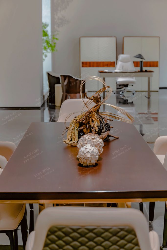 Verdura Palatial Burl & Gold Dining Collection