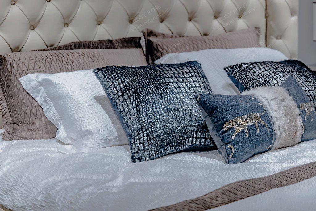 Seraphina Grand Gold-Tufted Master Bedroom Suite