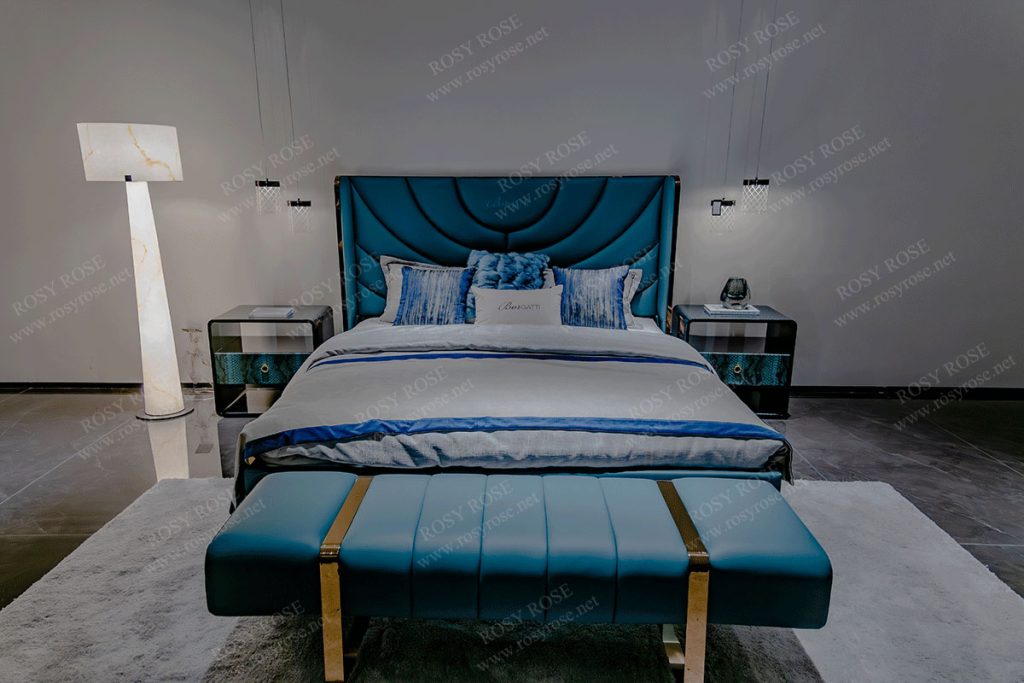 Seraphina Grand Gold-Tufted Master Bedroom Suite