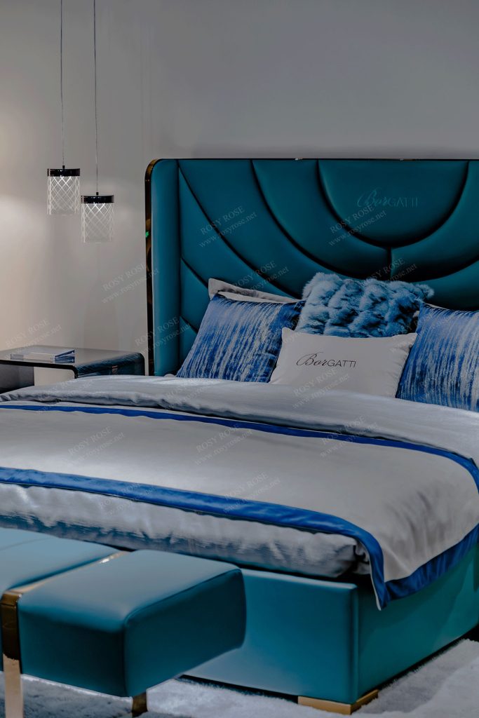 Seraphina Grand Gold-Tufted Master Bedroom Suite