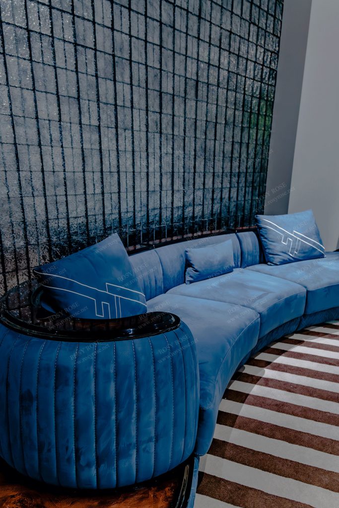Celeste Royal Velvet Sectional Suite