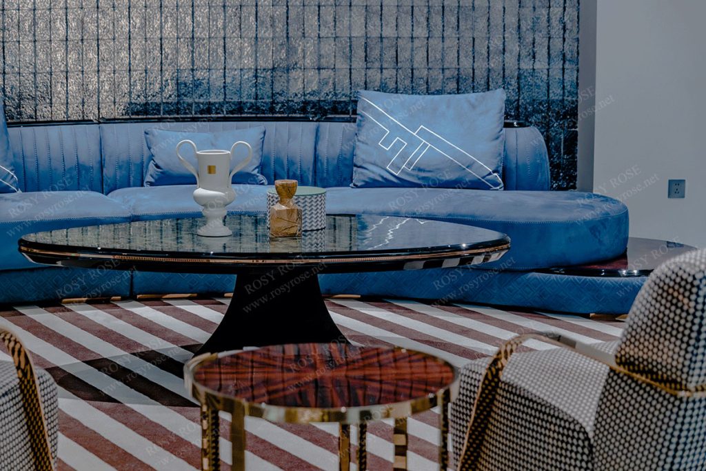 Celeste Royal Velvet Sectional Suite