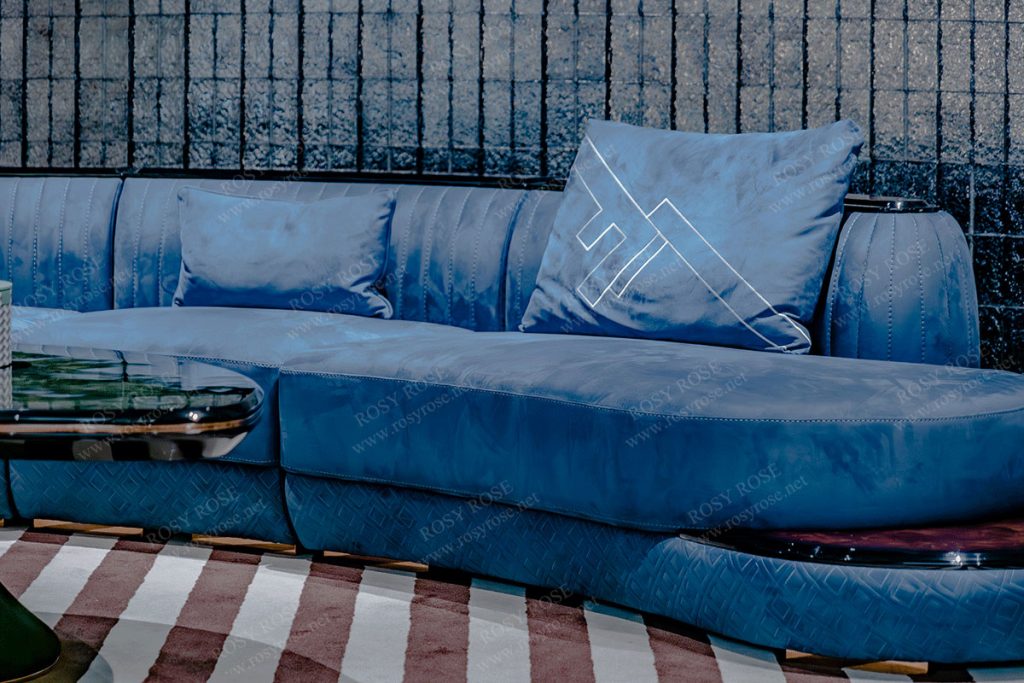 Celeste Royal Velvet Sectional Suite