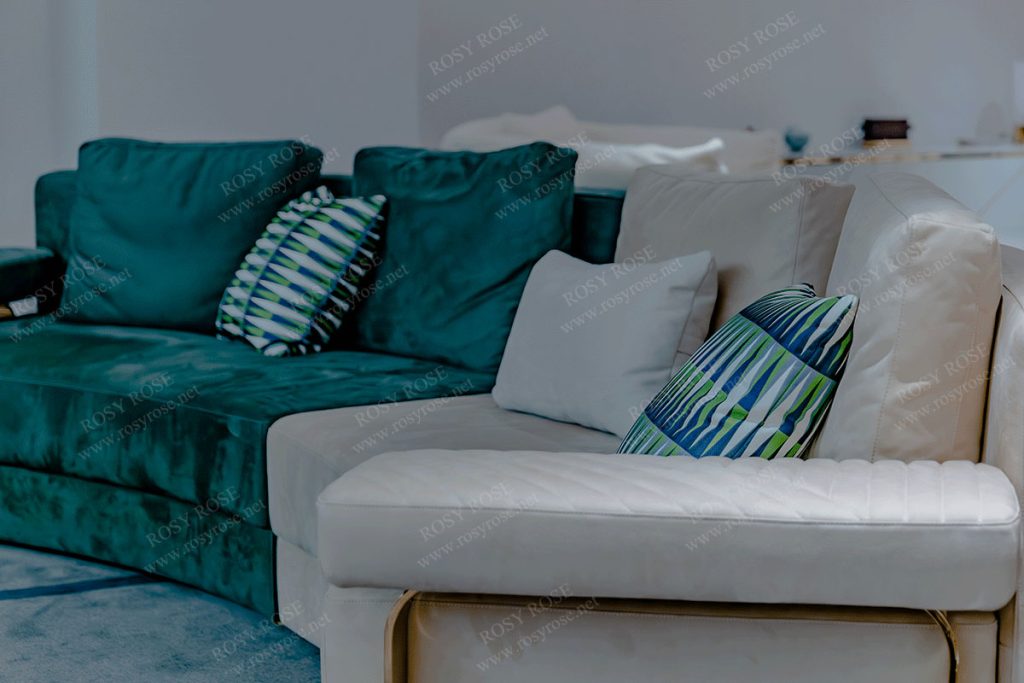 Smeraldo Regal Velvet Sectional Suite