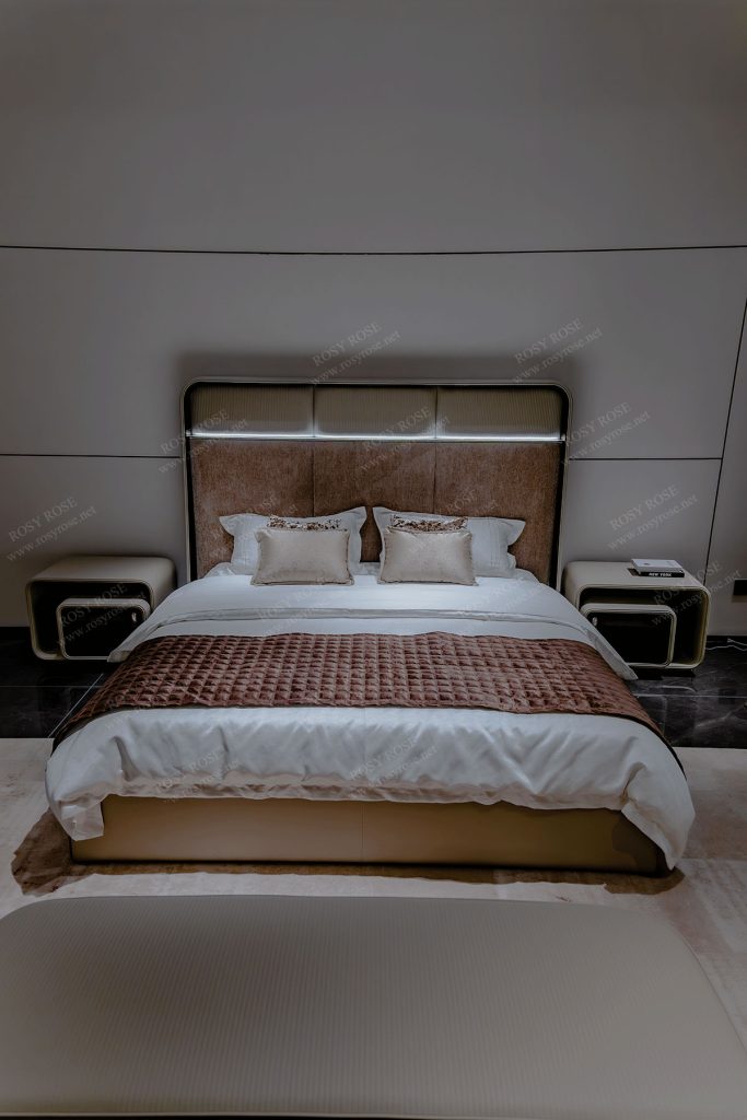 Velluto Sovereign Arched-Headboard Bedroom Suite