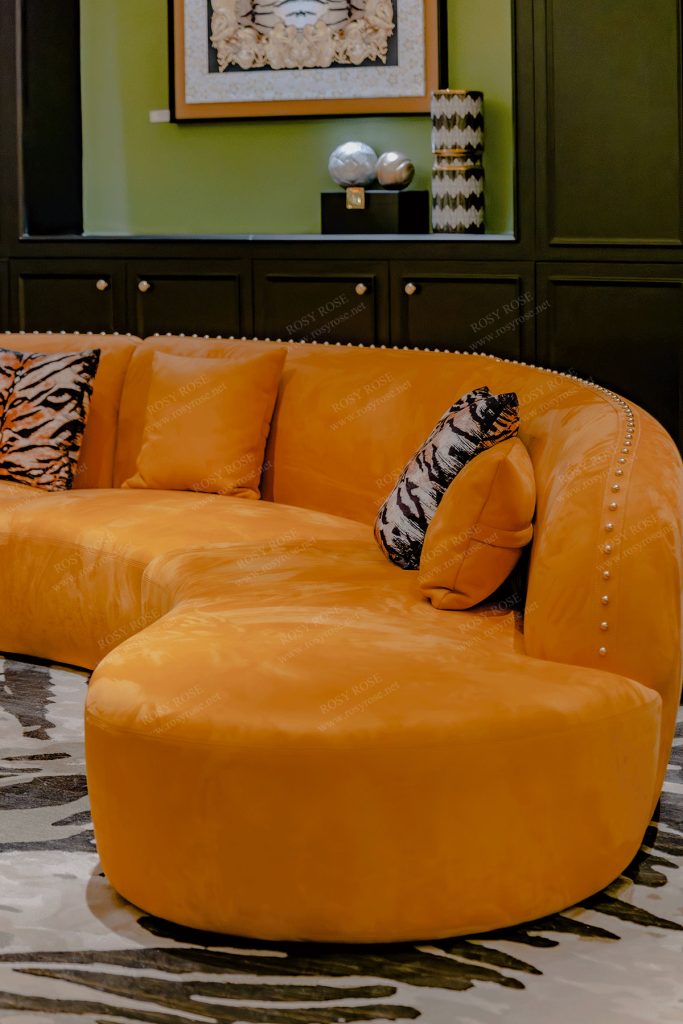 Fiamma Ducal Velvet Sectional Suite