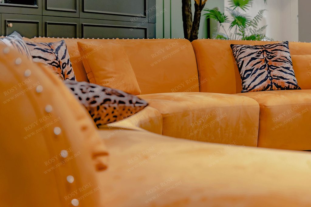 Fiamma Ducal Velvet Sectional Suite