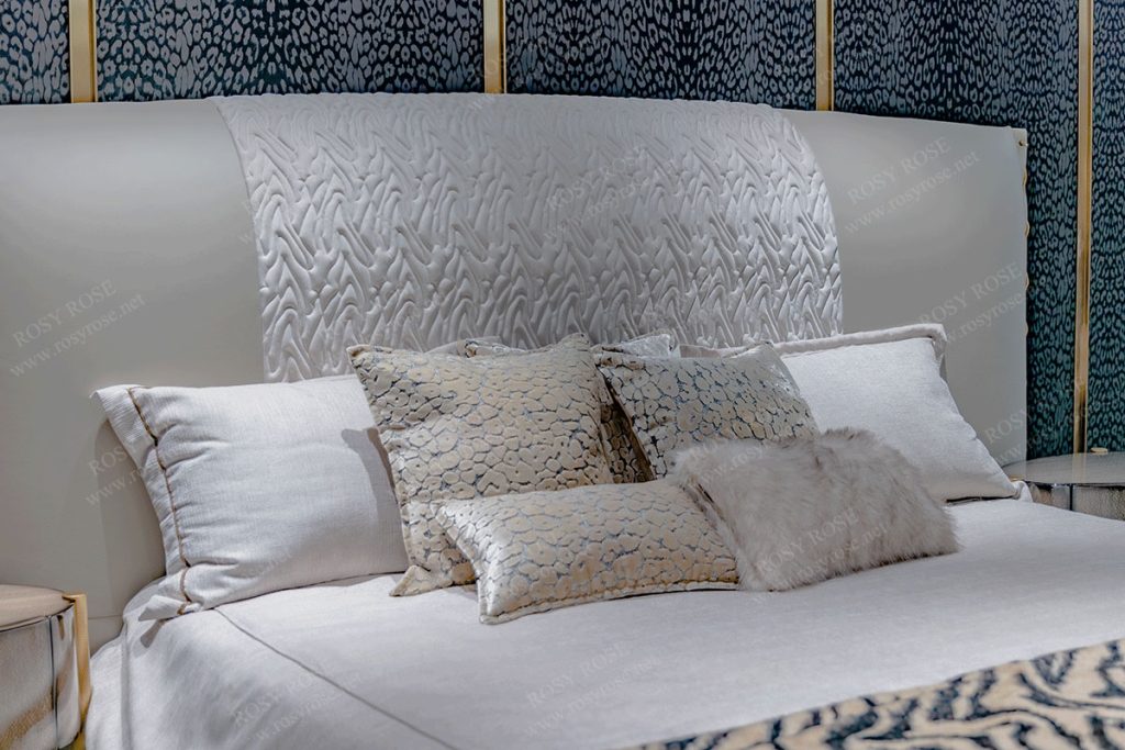 Selene Princely Zebra-Embossed Bedroom Suite